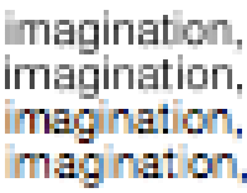 imagination, enlarged